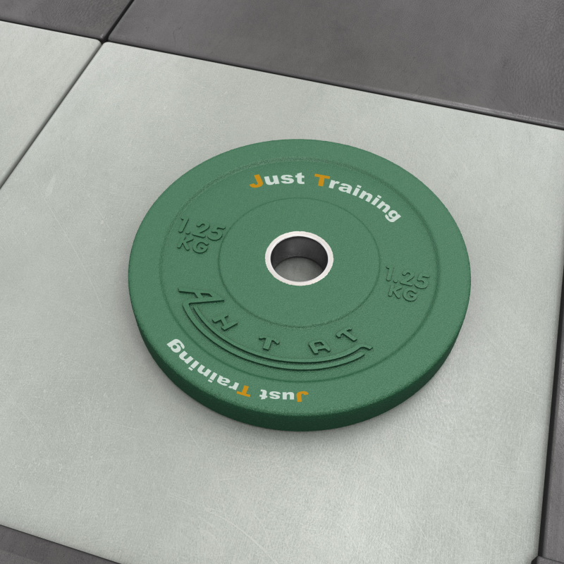 Бамперный диск для кроссфита 1.25кг зеленый